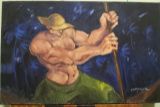Signed handmade painting