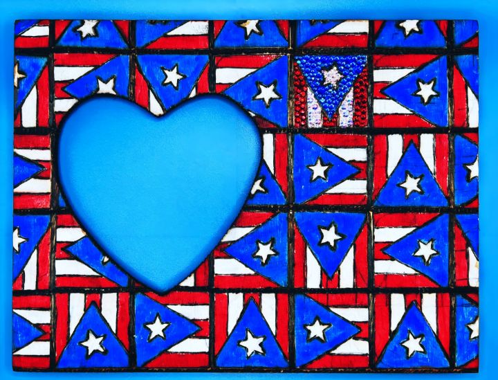Puerto Rican Proud Gato Fuego Designs Crafts & Other Art, Frames