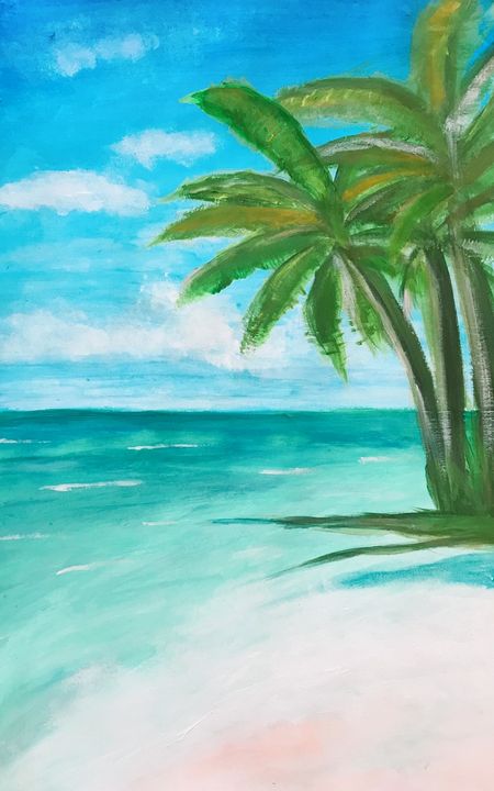 Beach - Armin Mustafa - Paintings & Prints, Landscapes & Nature, Beach ...