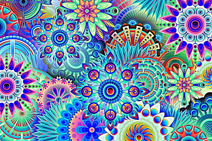 psychedelic 100 - Abstract passion