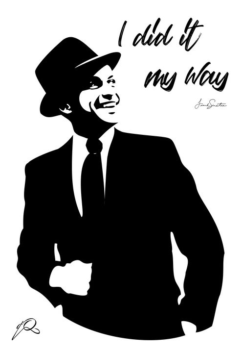 Frank Sinatra: I Did It My Way - qQ Posters - Digital Art, People ...