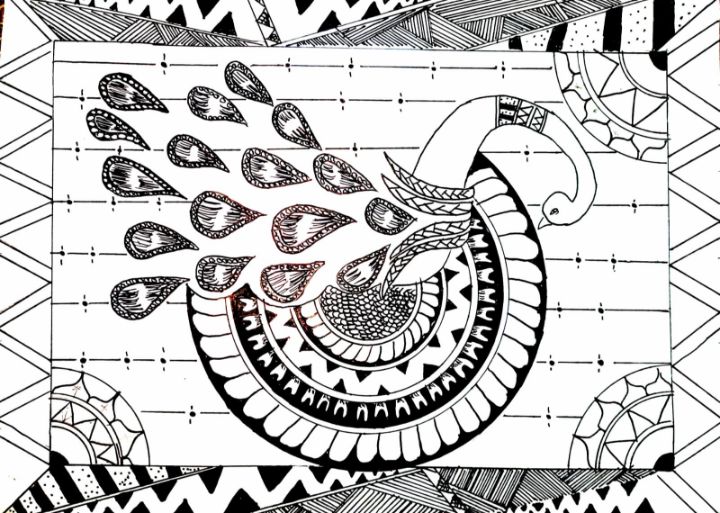 peacock-mandala-art-shubh-drawings-illustration-animals-birds