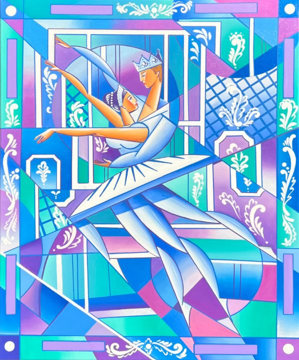 «Ballet» A.Soben abstract cubm №0175 - Apollonas Soben