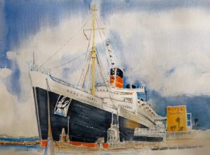 RMS Queen Mary in Long Beach - Suzanne Edmonds