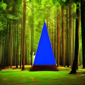 Blue Triangle Monolith
