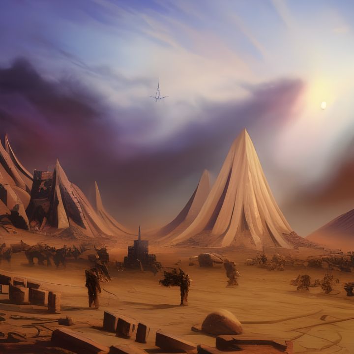 Desert War Camp - Ink Fist Design