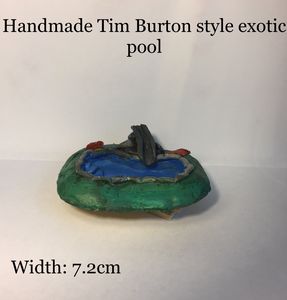 Handmade exotic pool ashtray