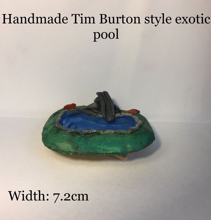 Handmade exotic pool ashtray - Deako