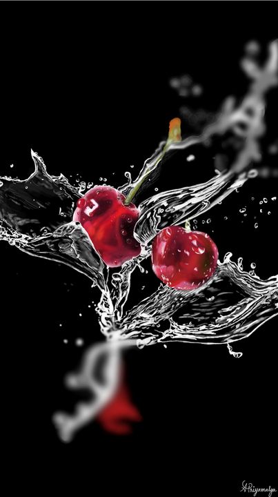 cherry splash - Priyamalya Arvind