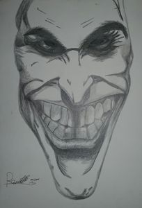 The joker face