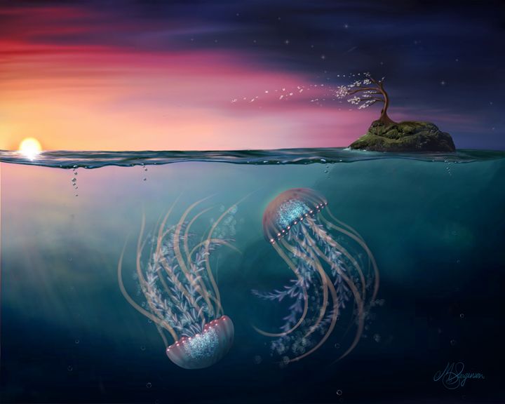 Dance of the Jelly Fish - M. Sarginson Digital Arts