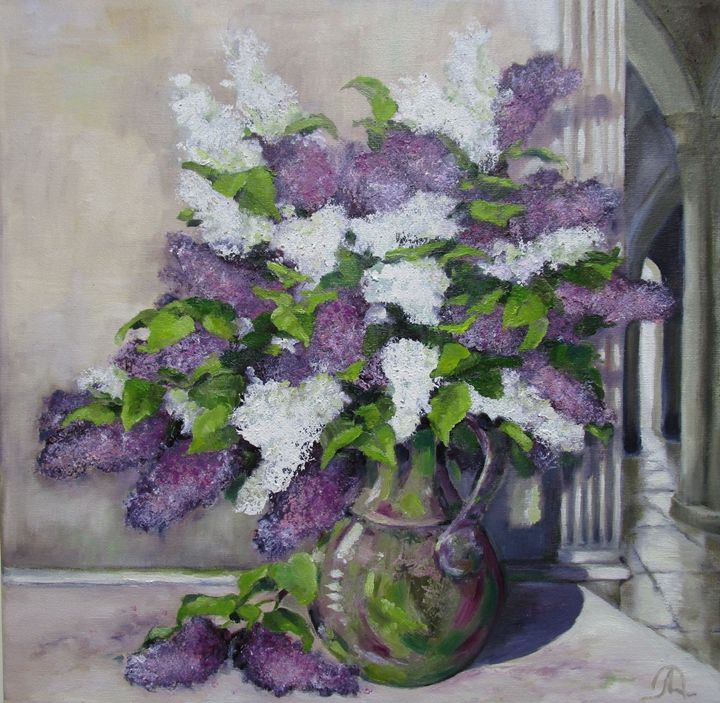 Lilacs Bouquet Lilas - Lidiartist