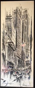 John Haymson N.Y. Stock Exchange - FINEARTFOURU - Paintings