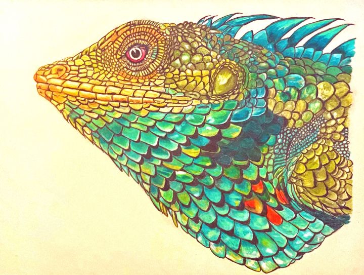 Iguana - Art by MoJo-A Division of Heavenly Smiles