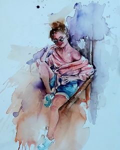bahar.waterColor - Paintings & Prints