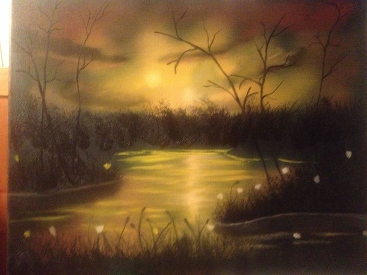 Evening Glow A Love Of Landscapes Paintings Prints Landscapes Nature Swamps Marshes Artpal