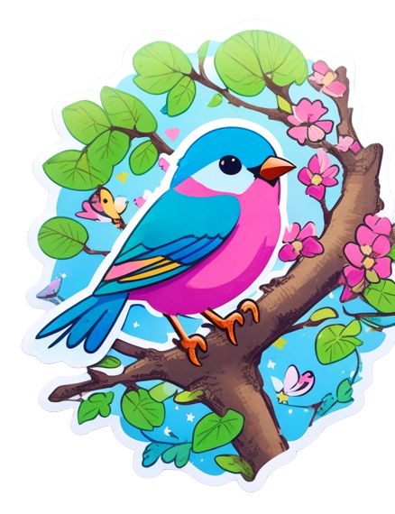 bird stickers: - Xa Dreem - Paintings & Prints, Abstract, Other Abstract -  ArtPal