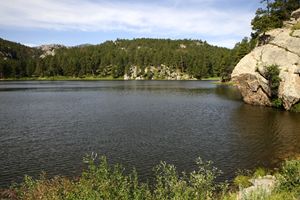 Lake in the Black Hills