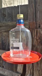 Cheers!  Whiskey Bottle Bird Feeder - Casitas y mas