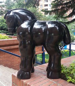 Fernando Botero Statue ''Giant Horse