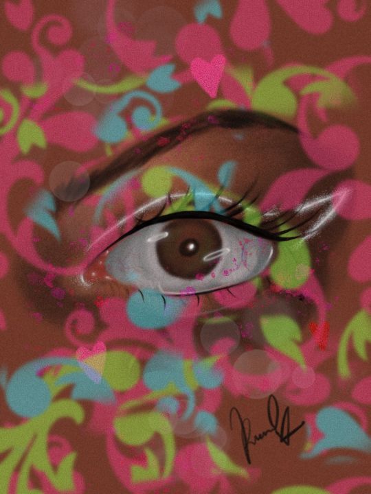 Pink eye - Tandy Art