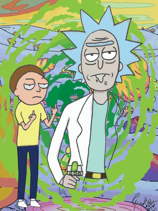 Rick & Morty - Michael Ryder Art