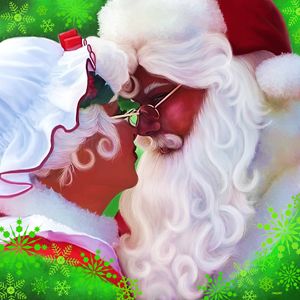 Santa's christmas postal stamp - aciduzzi - Digital Art, Holidays &  Occasions, Christmas, Other Christmas - ArtPal