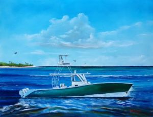 Everglades 435 Offshore Fishing Boat