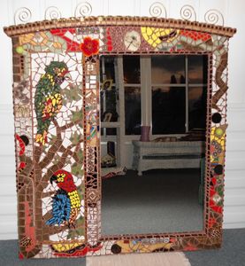 "Seeing Myself In Paradise"  Mosaic - Robbis Cracked Up Mosaics