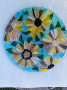 Stained Glass on Glass Mosaic