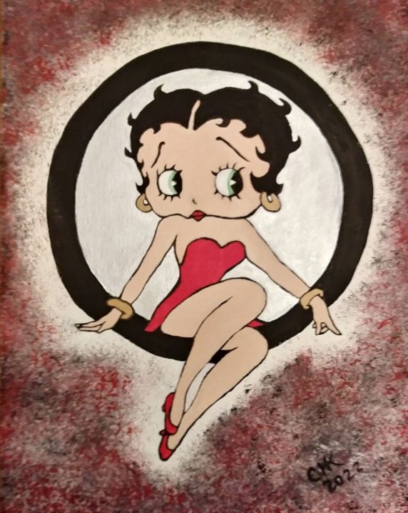 Betty Boop - C Hamm Kelley Art - Paintings & Prints, People & Figures,  Animation, Anime, & Comics, Comics - ArtPal