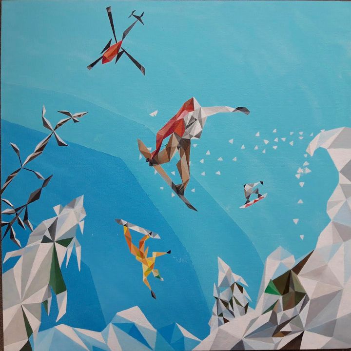 Construct 1 - Artist Unknown - Paintings & Prints, Sports & Hobbies ...