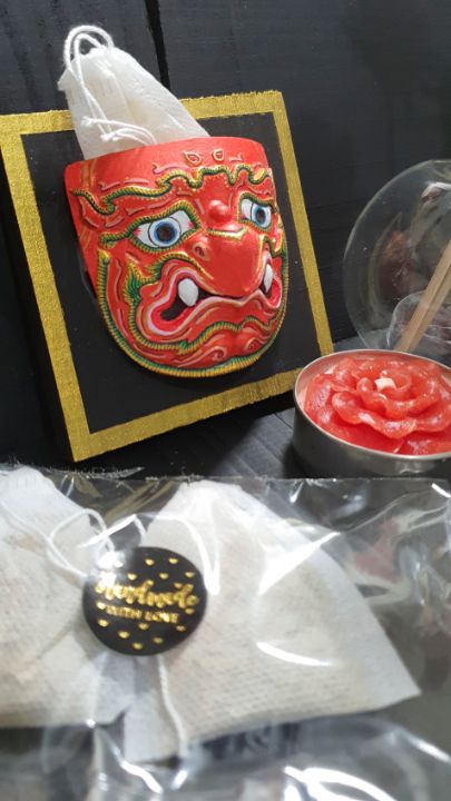 Thai herbal sachets Garuda(Red) Mask - Art Of Parich