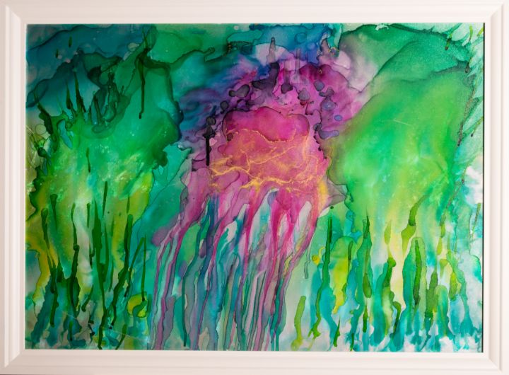 jellyfish, a magical game of colors - Art_surikova