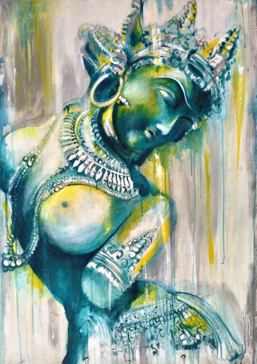Buy Indian Brass Apsara Sculptures, Statues & Art Online