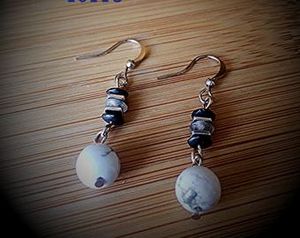 Gemstone Drop Earrings