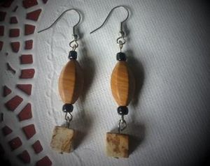 Picture Jasper Gemstome Earrings