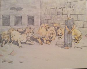 Daniel in The Lion's Den