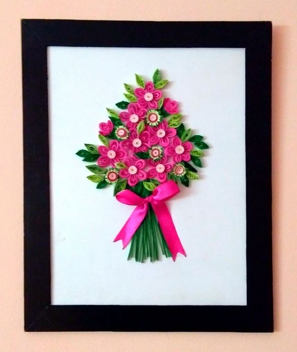 Ribbon tied flowers Quilling MTS Crafts & Other Art, Other Crafts
