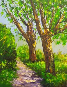 Shady path.
