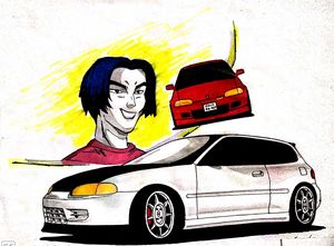 Honda Civic EG6 initialD style