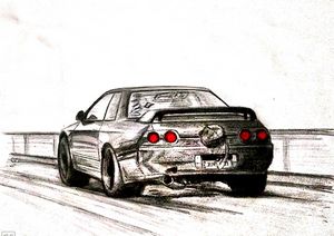 Drag Godzilla - nissan skyline GTR