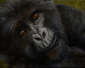 Gorilla deals fingerpainting