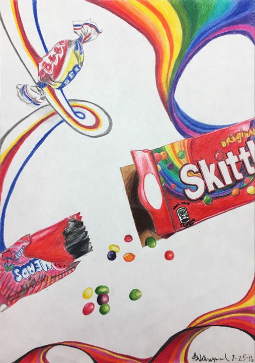 Skittles sketch by coolio1700 on DeviantArt