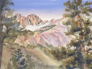 The Crags - MB Watercolors