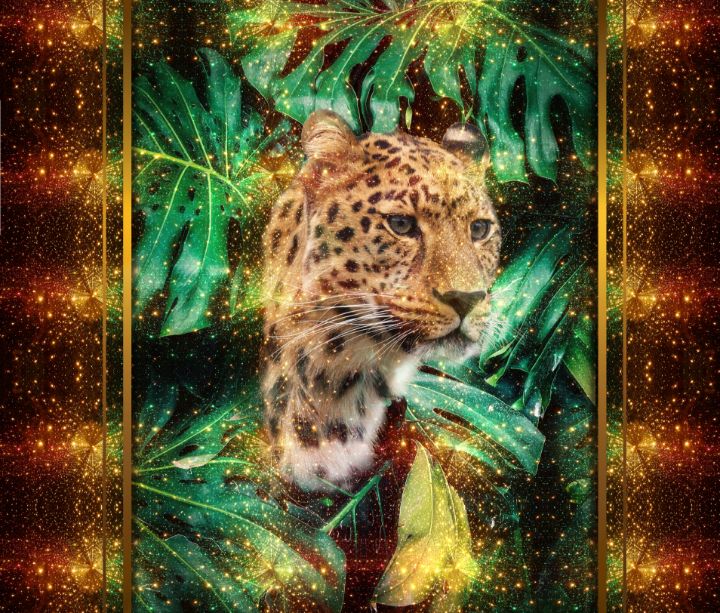 Leopard in the jungle - Egles Creations - Digital Art & AI, Animals ...