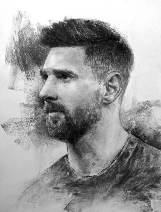 Lionel Messi Drawing Tutorial - How to draw Lionel Messi step by step