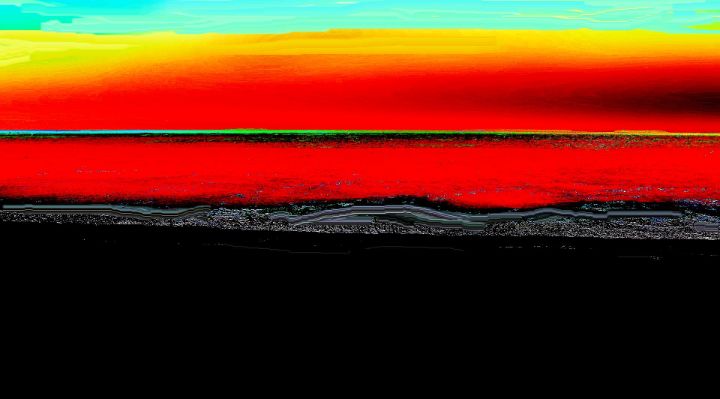 Sunrise at the Dutch coast - Rene art