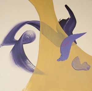 Veiled Blue Dance