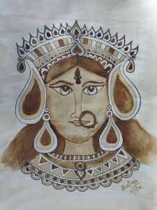 Durga coffee sketch